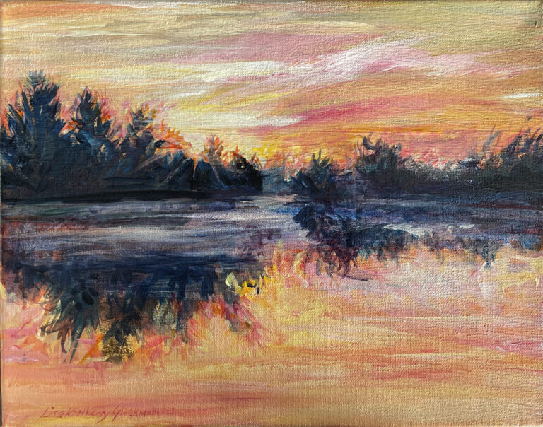 sunrise-lake-11x14