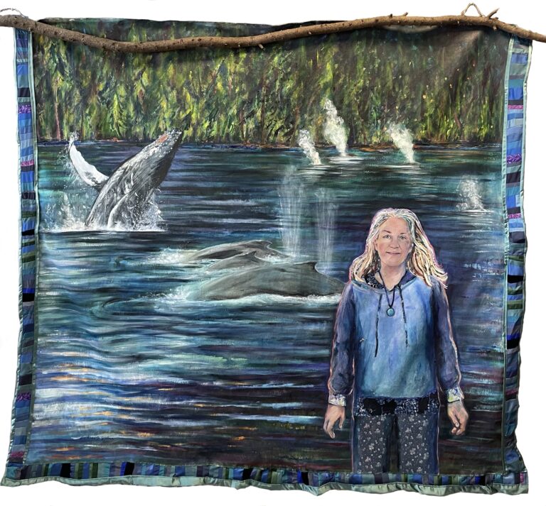 Janie Wray and humpback whales